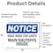 Signmission Hvac Roof Top Units Main Shutoffs Inside, 7 in W x Rectangle, Vinyl Decal OS-2PACK-NS-D-57-L-13561 - alternate 6